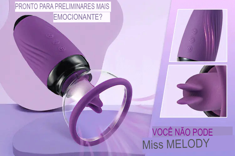 Lambilícia - Estimulador de Mamilo/Clitóris com Sucção e Lambidas