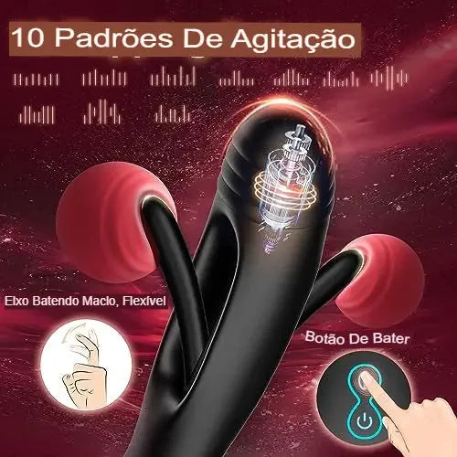 Massageador de Próstata 4 em 1 - Inferno X