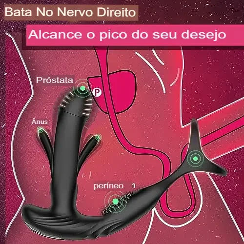 Massageador de Próstata 4 em 1 - Inferno X
