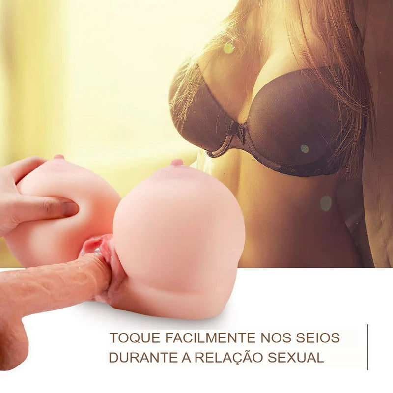 Masturbador de Seios e Vagina Ultra Realista 2.3 KG