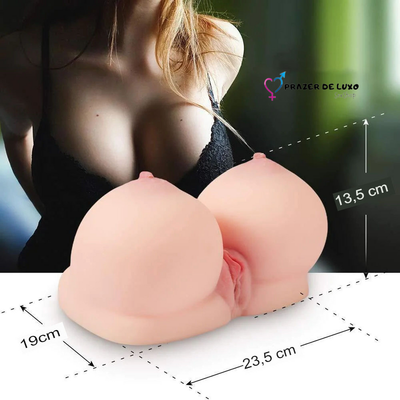 Masturbador de Seios e Vagina Ultra Realista 2.3 KG