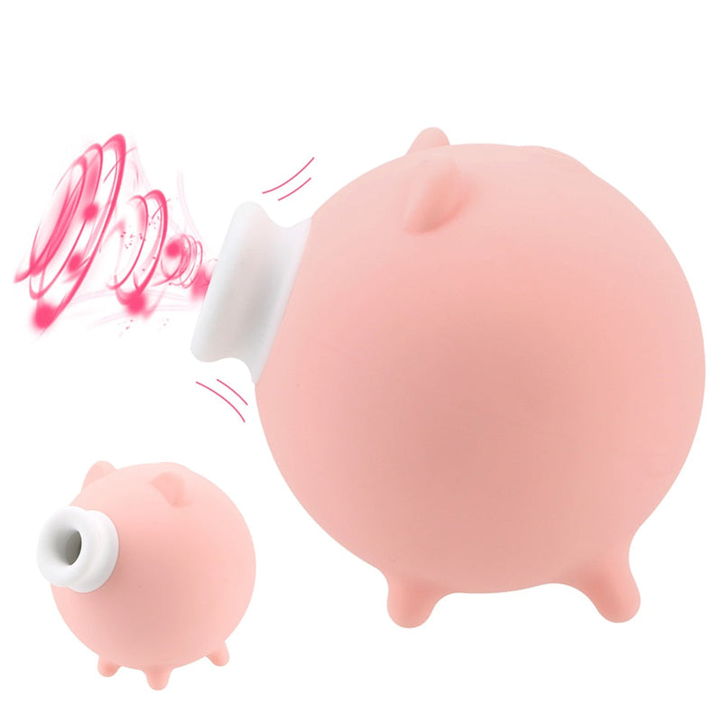 Vibrador e Sugador de Clitóris Porquinho