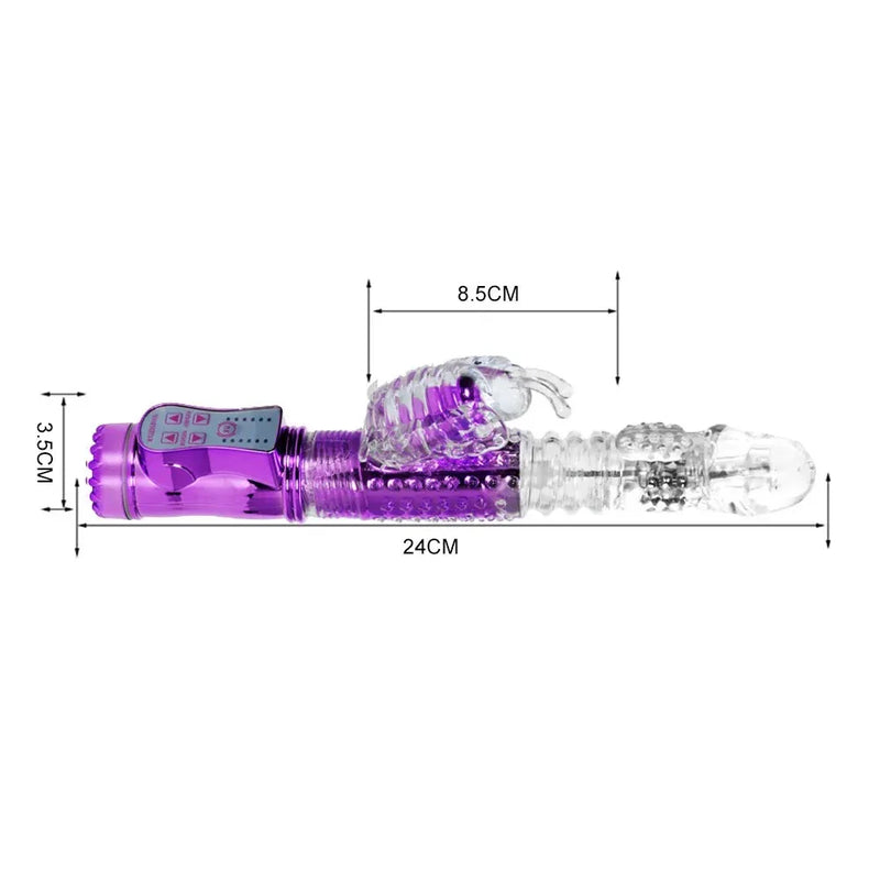 Vibrador  Rotativo C/ 8 Funções E 36 Níveis De Vibração