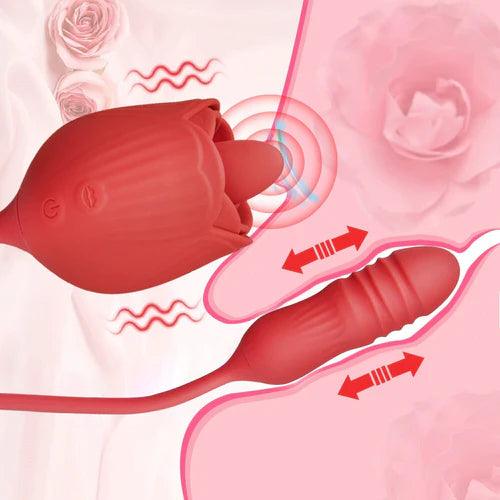 Vibrador Rosa Lótus 10 modos