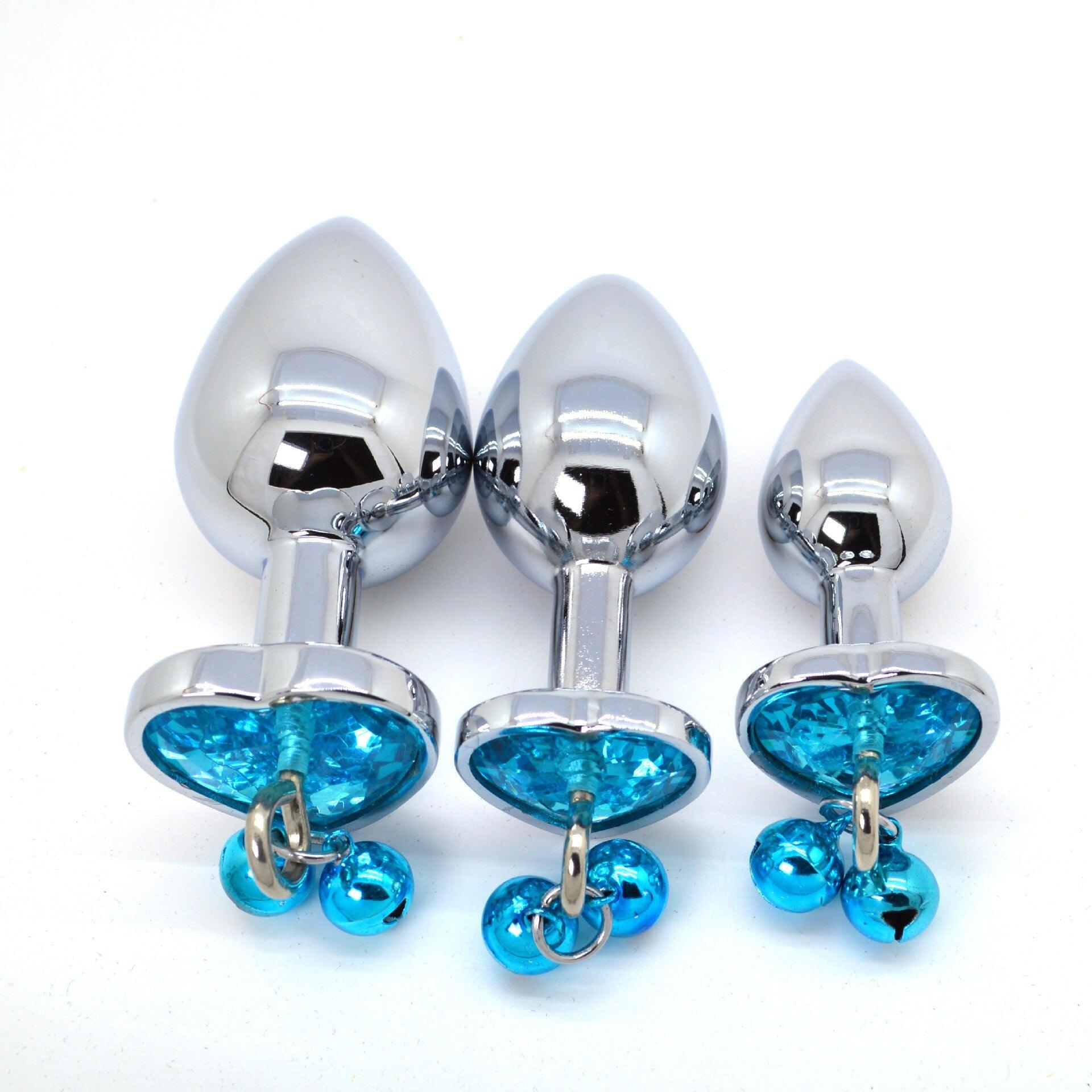 Kit Plug Anal com Jóia e Sino - Fonlu