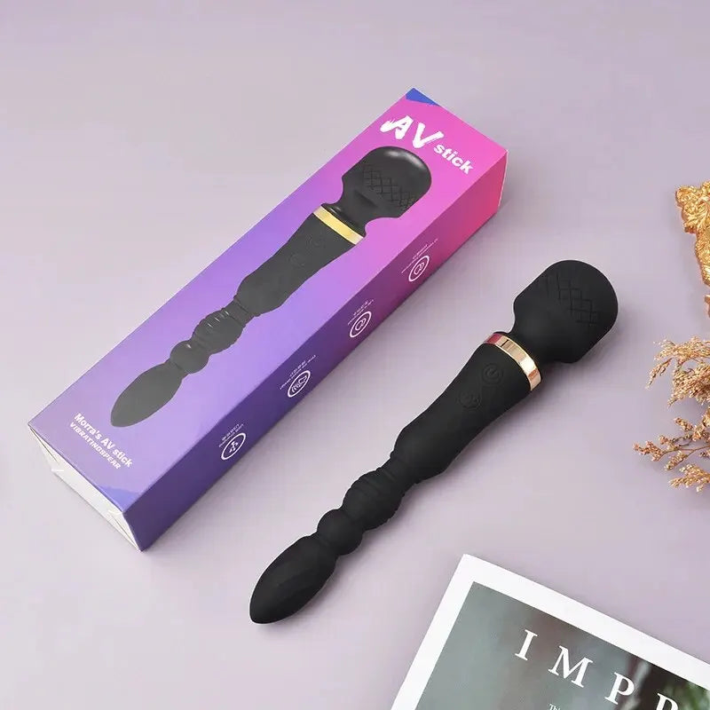 Massageador Varinha Mágica Com Dupla Vibração