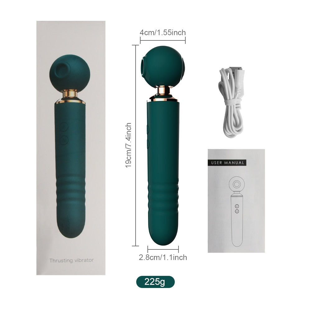 Vibrador Varinha Mágica 3 em 1