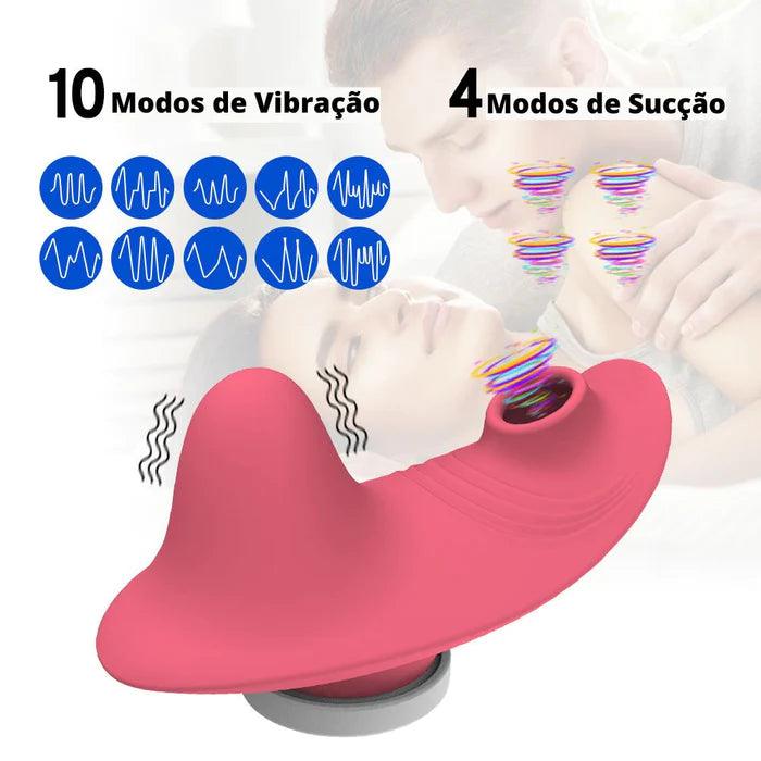 Calcinha Vibratória Kiss com sugador de clitóris