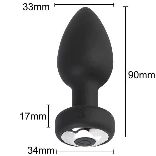Vibrador Anal Plug - 10 Modos