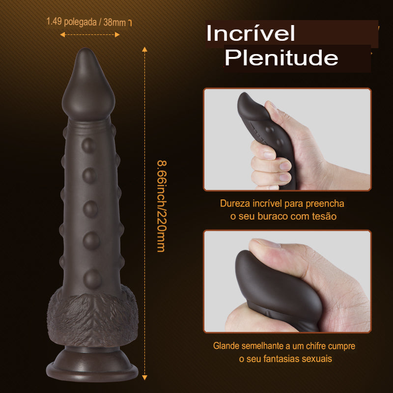 Black Tesão - Consolo 3 em 1 (18 centímetros)